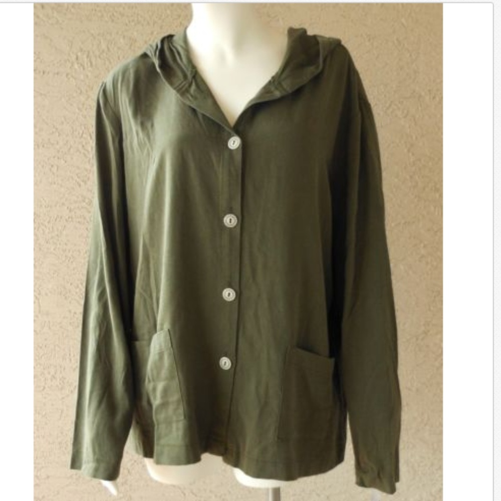 TOFY Hooded Olive Green Jacket